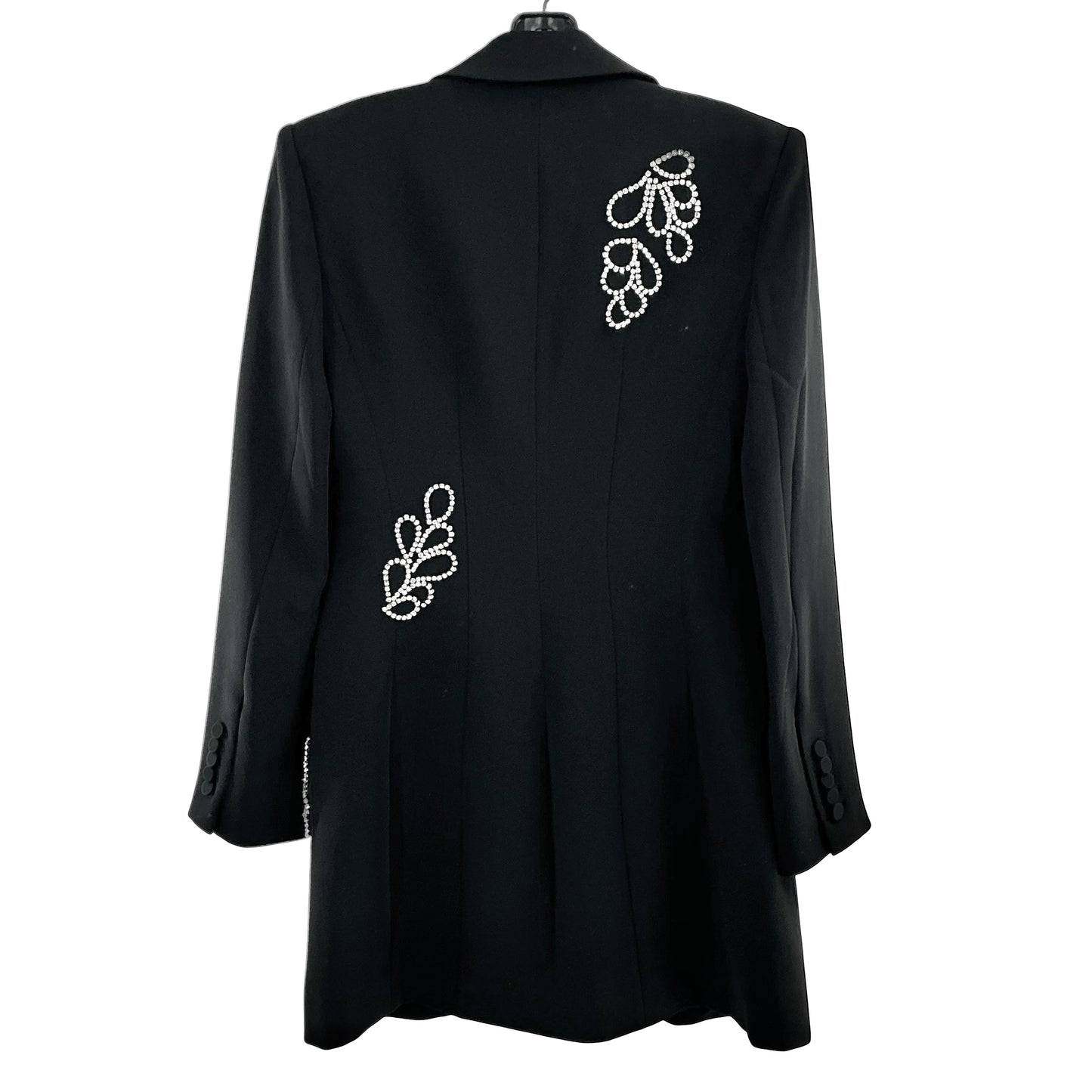 Cinq à Sept Cheyenne Crystal Embellished Tailored Blazer Jacket