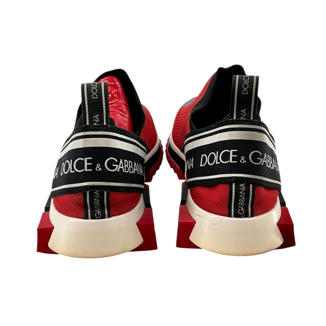 Dolce & Gabbana Sorrento Slip-On Sneakers - Red/Black