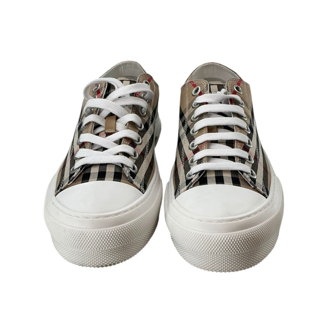 Burberry "Jack" Vintage Check Low-Top Sneakers