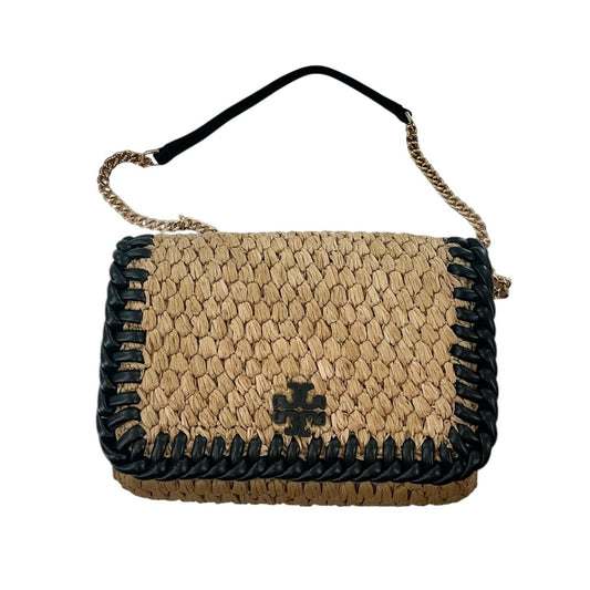 Tory Burch Emerson Raffia Chain Wallet