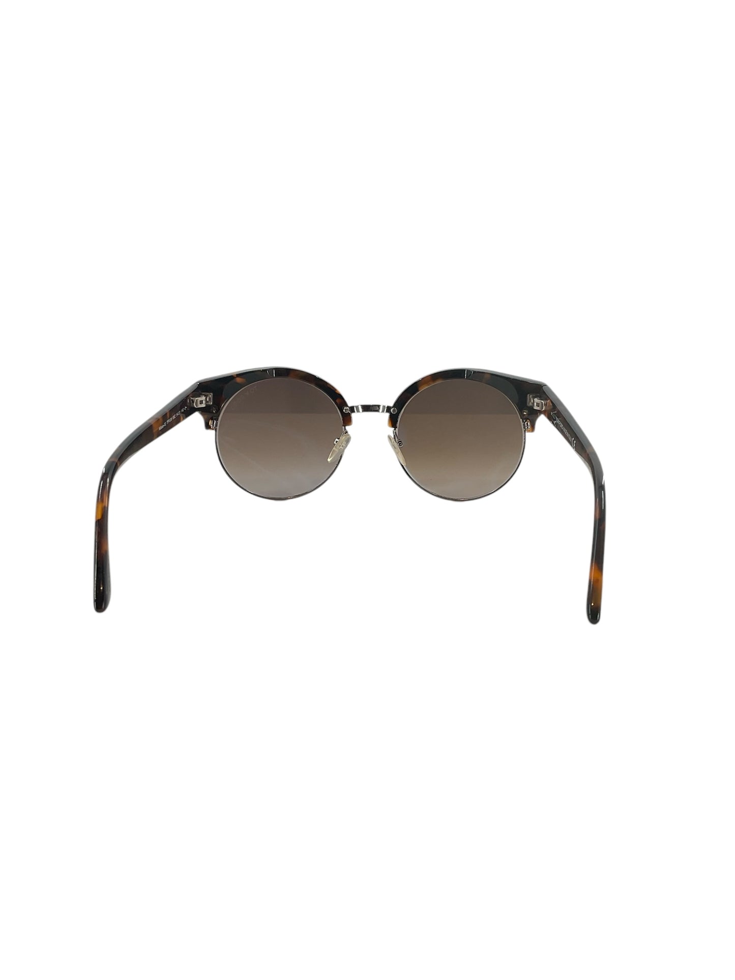 Tom Ford Alissa Havana Round Sunglasses