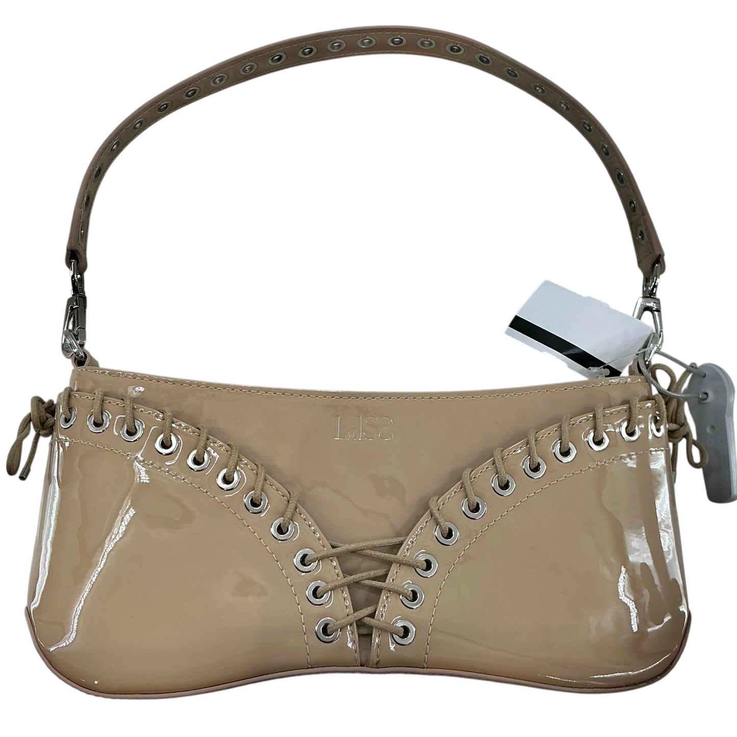 Ludovic de Saint Sernin: "The Cleavage" Patent Leather Shoulder Bag