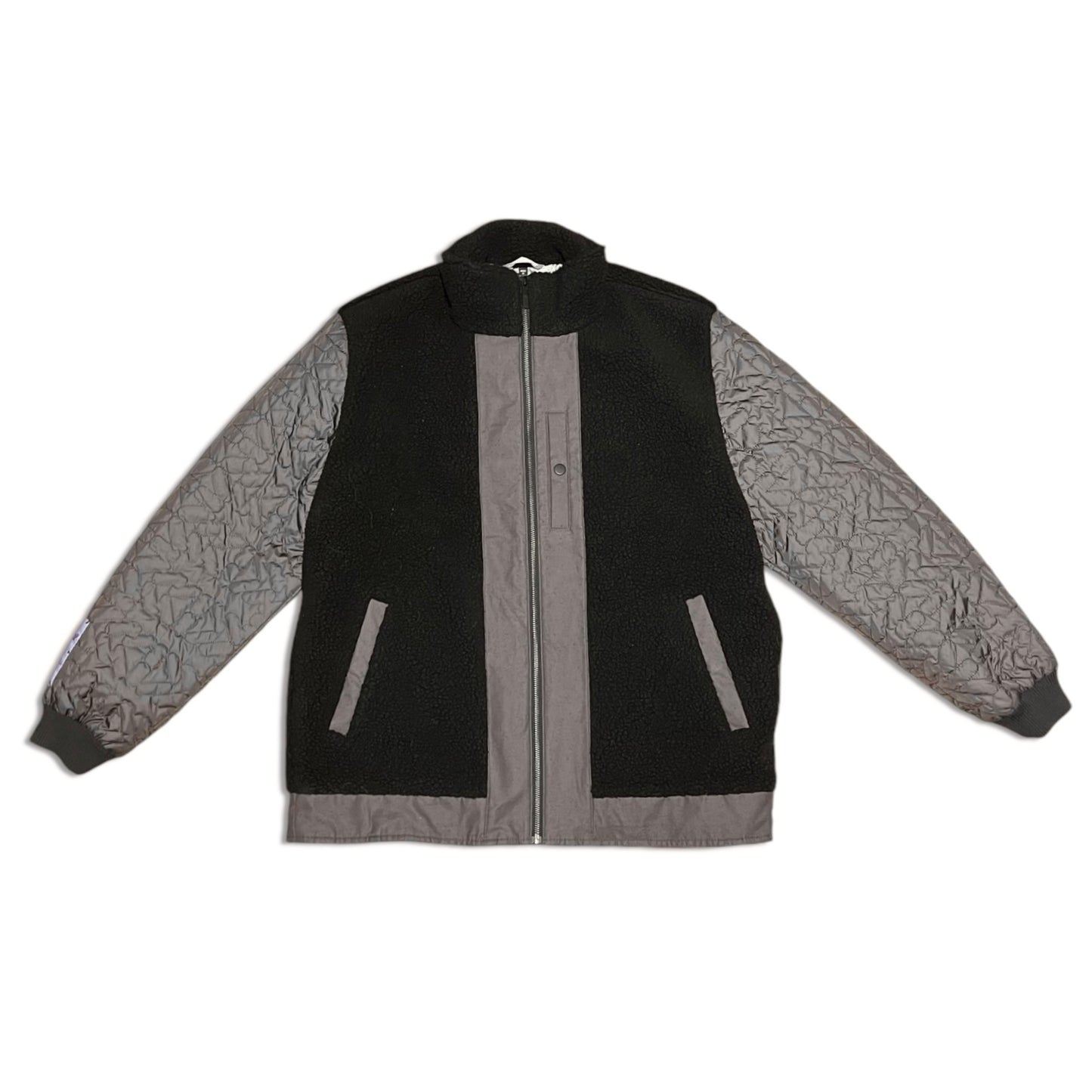 Alexander McQueen Men’s Fleece Bomber Jacket