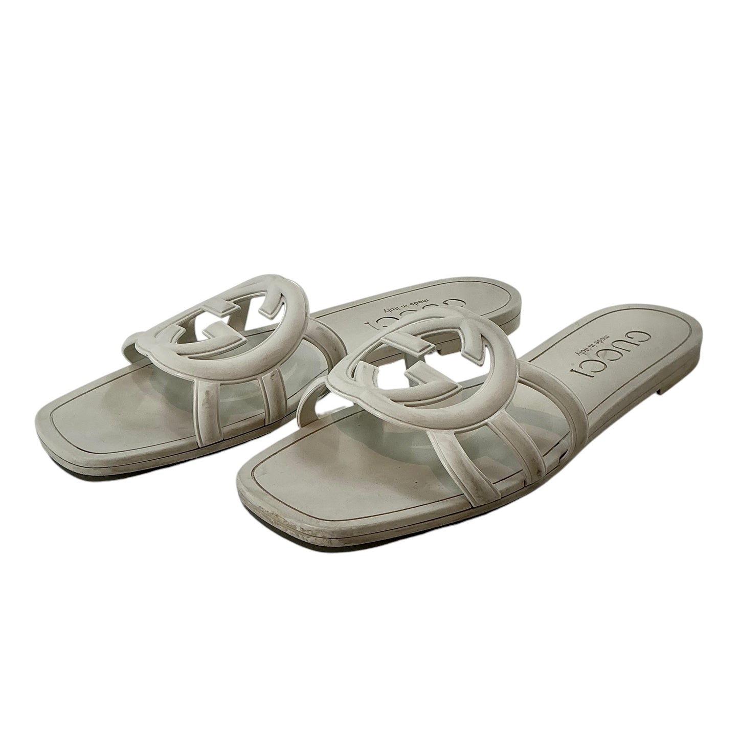 Gucci Interlocking G Rubber Slide Sandal