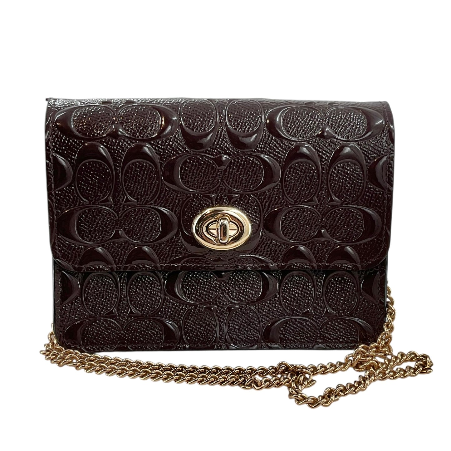 Coach Bowery Crossbody Bag in Signature Debossed Patent Leather