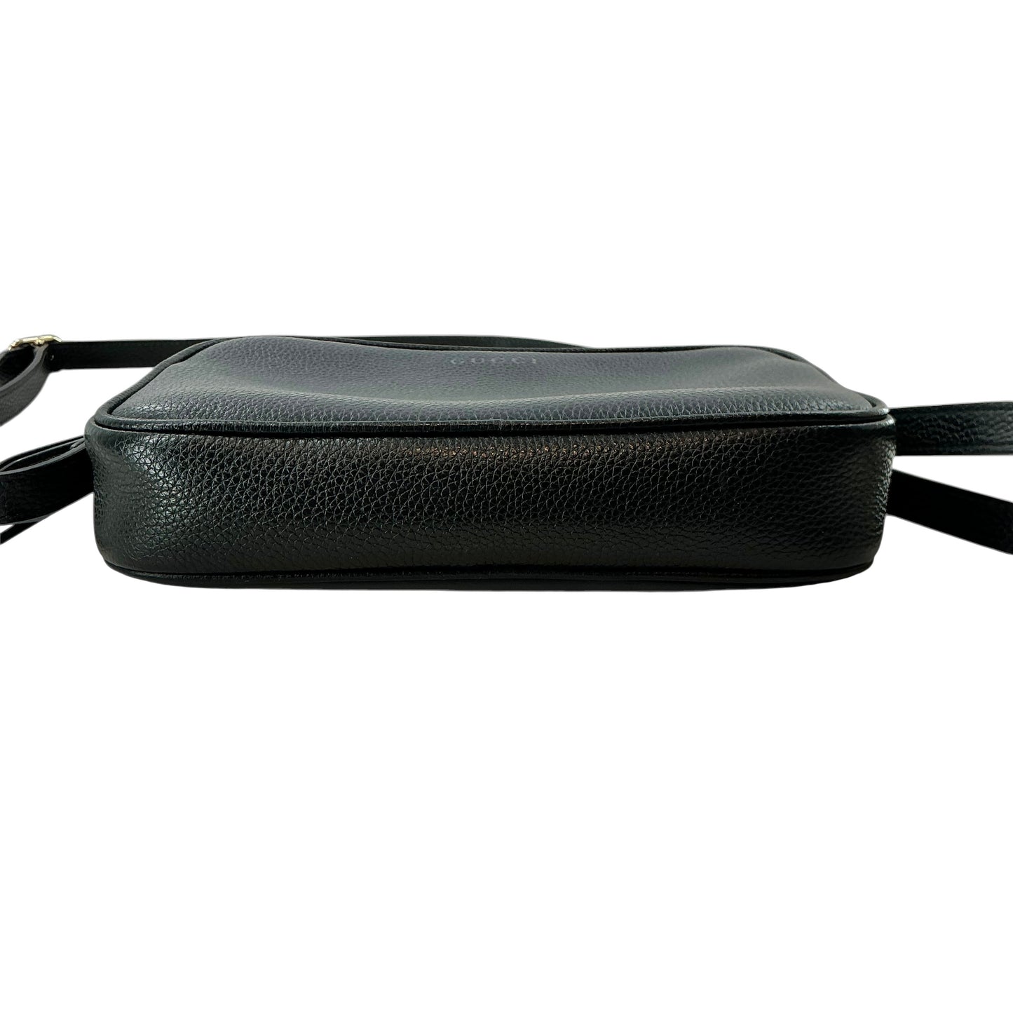 Gucci Black Pebbled Leather Crossbody Bag