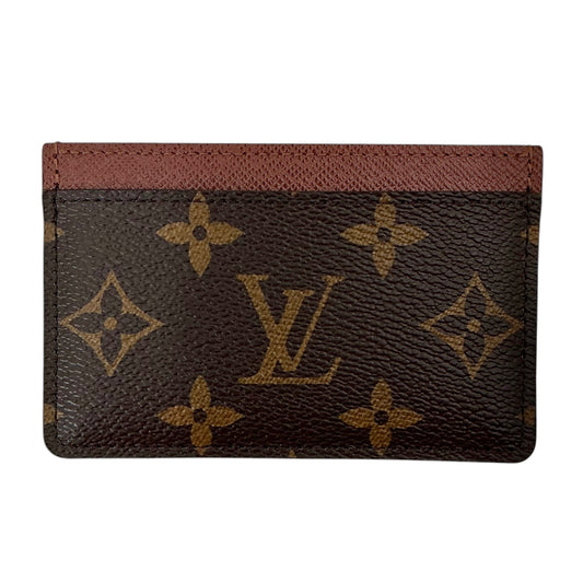 Louis Vuitton Monogram Canvas Card Holder - Armagnac Brown