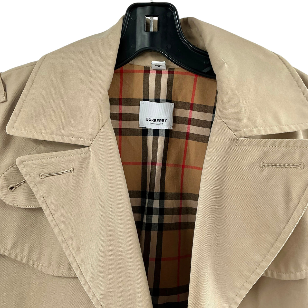 Burberry Kensington Double-Breasted Trench Coat