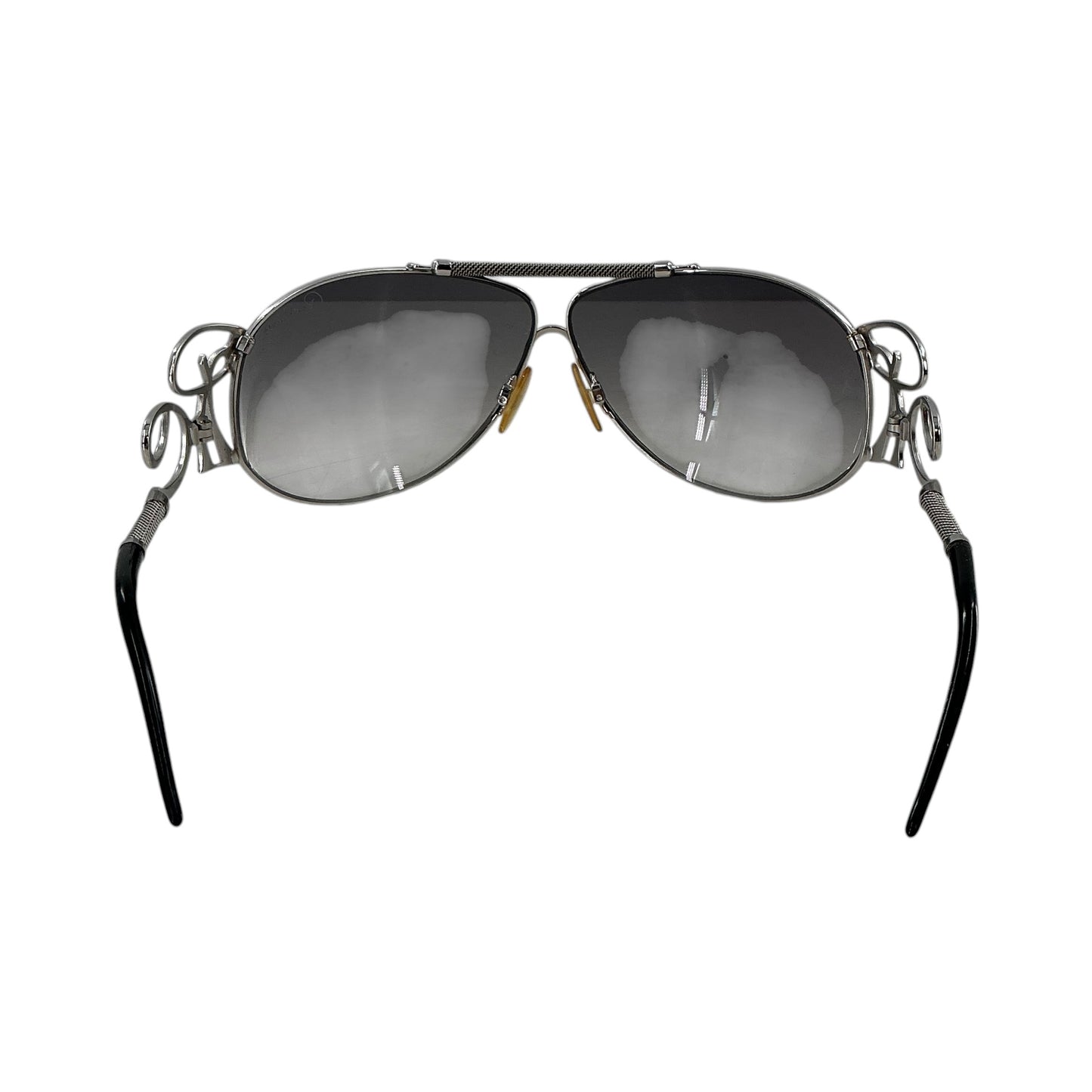 Roberto Cavalli Silver Cameia 300S Shield Sunglasses