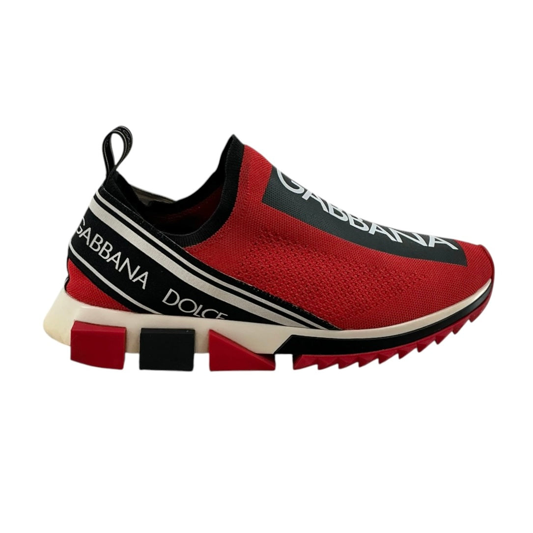 Dolce & Gabbana Sorrento Slip-On Sneakers - Red/Black