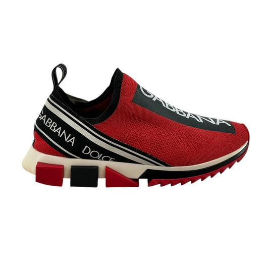 Dolce & Gabbana Sorrento Slip-On Sneakers - Red/Black