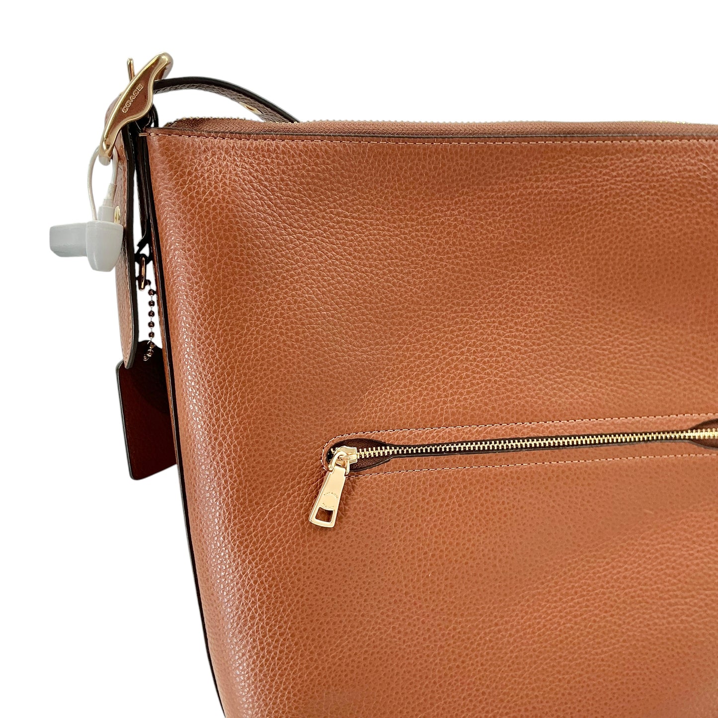Coach C2818 Val Duffle in Brown Pebble Leather New With Tags
