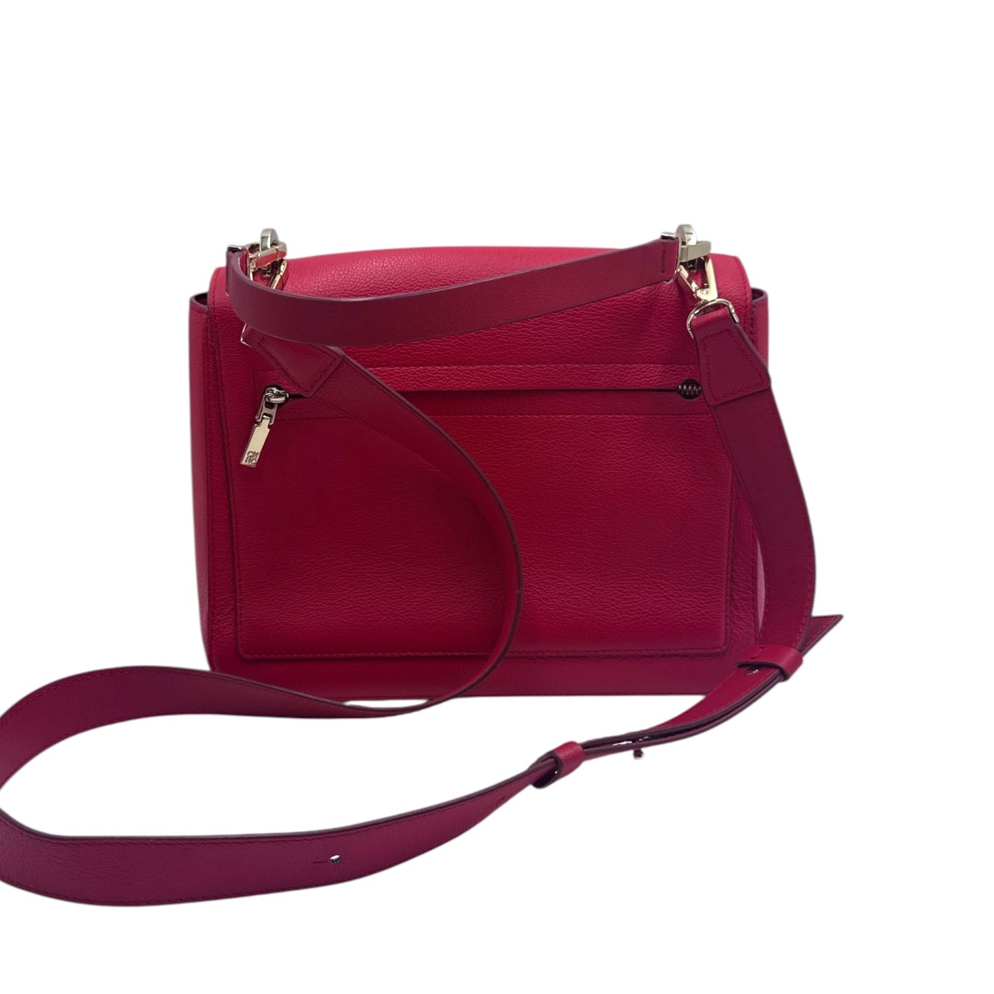 Carolina Herrera Initials Insignia Leather Shoulder Bag