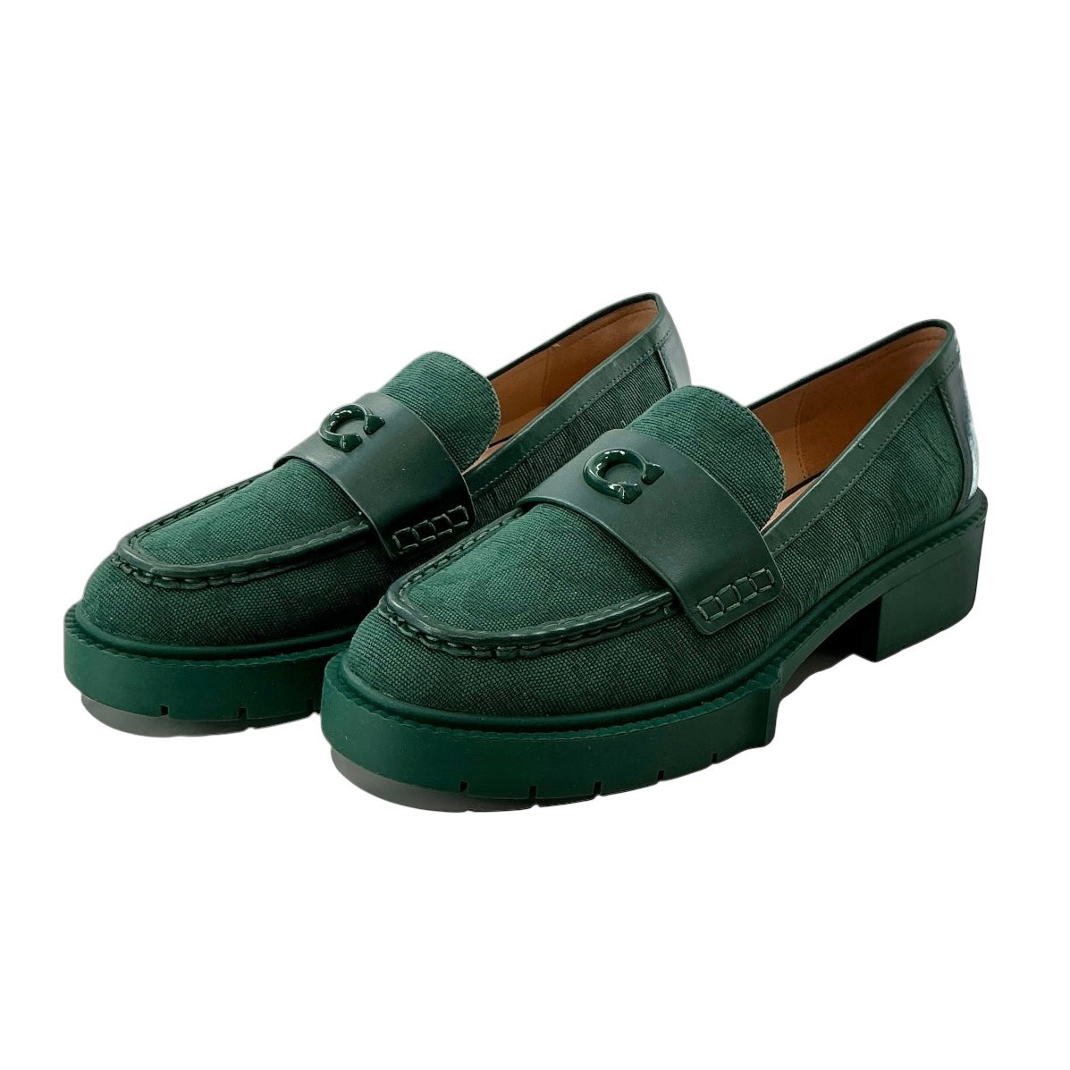COACH Leah Canvas Loafer Pump