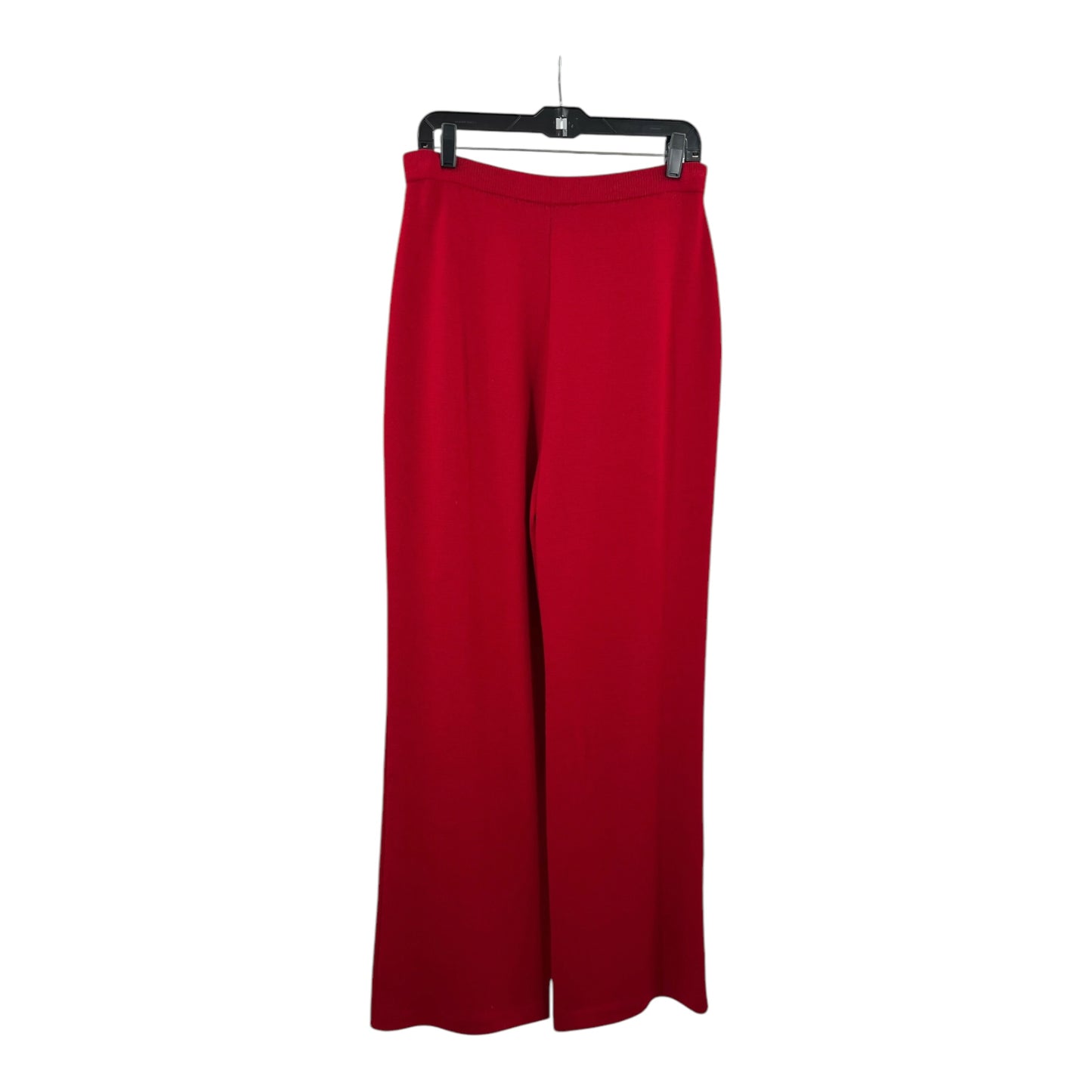 St. John Collection Straight Leg Santana Red Knit Women’s Pants