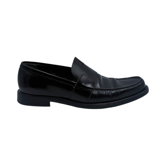 Prada Black Leather Dress Loafers