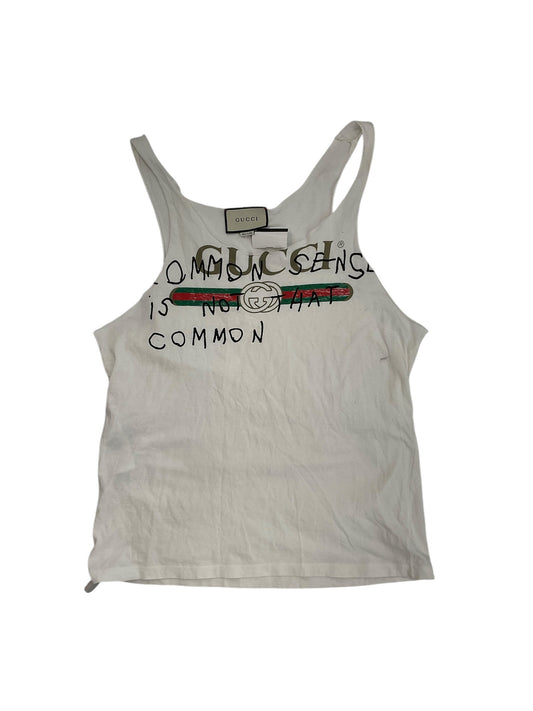 Gucci Coco Capitán “Common Sense” Logo Womens Tank Top