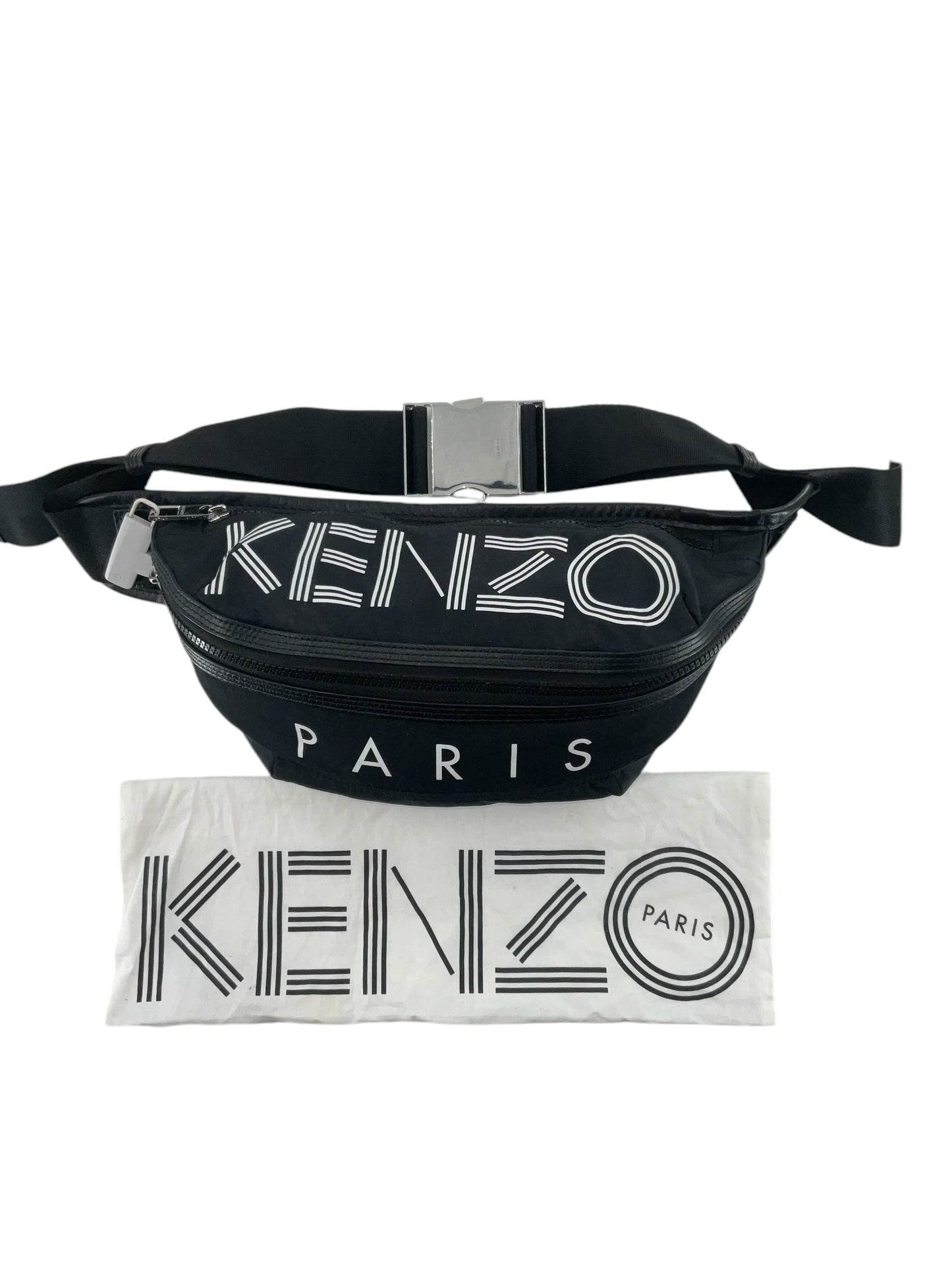 Kenzo Logo Print Nylon Belt Bag