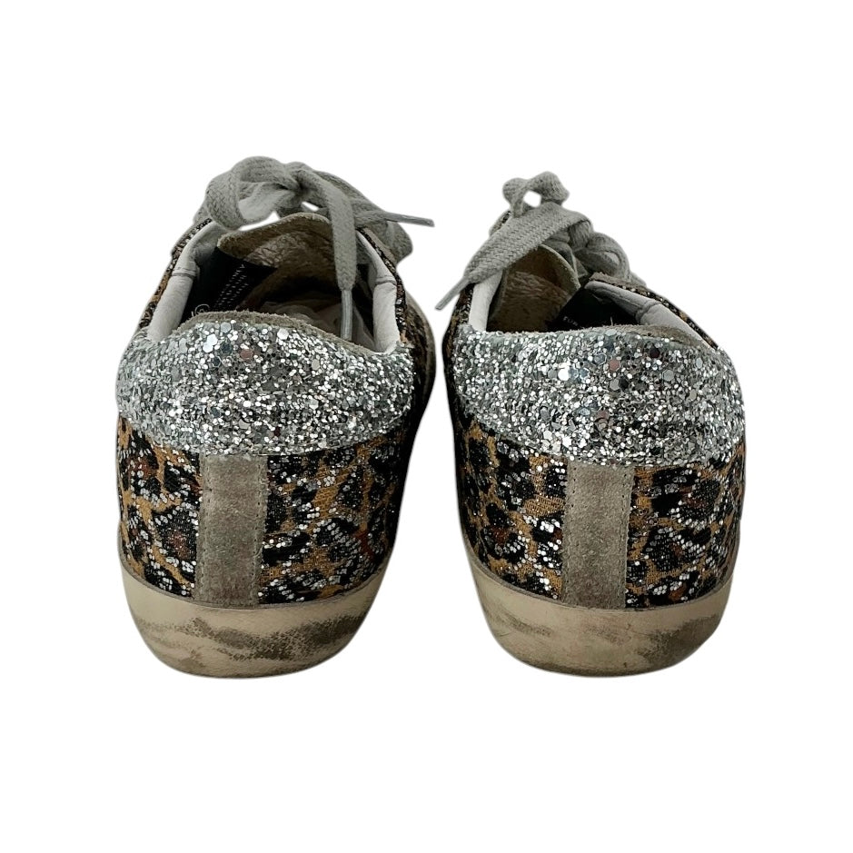 Golden Goose Superstar Leopard Embellished Sneakers