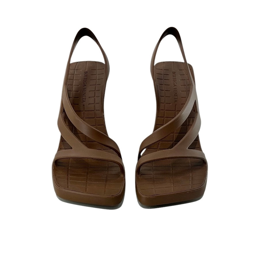 Bottega Veneta Jimbo Slingback Rubber Heeled Sandals
