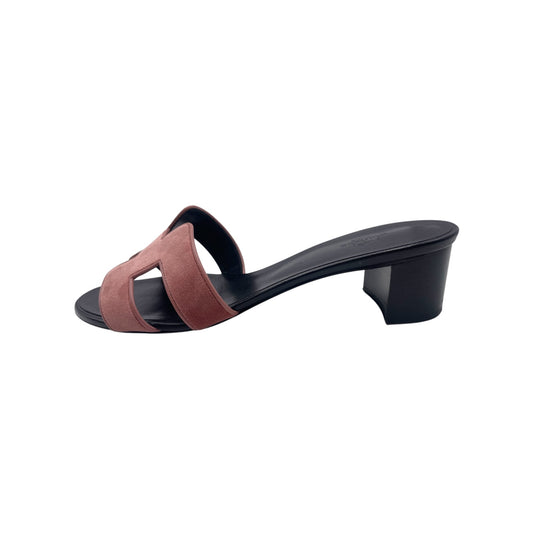 Hermès Oran Velvet Mules