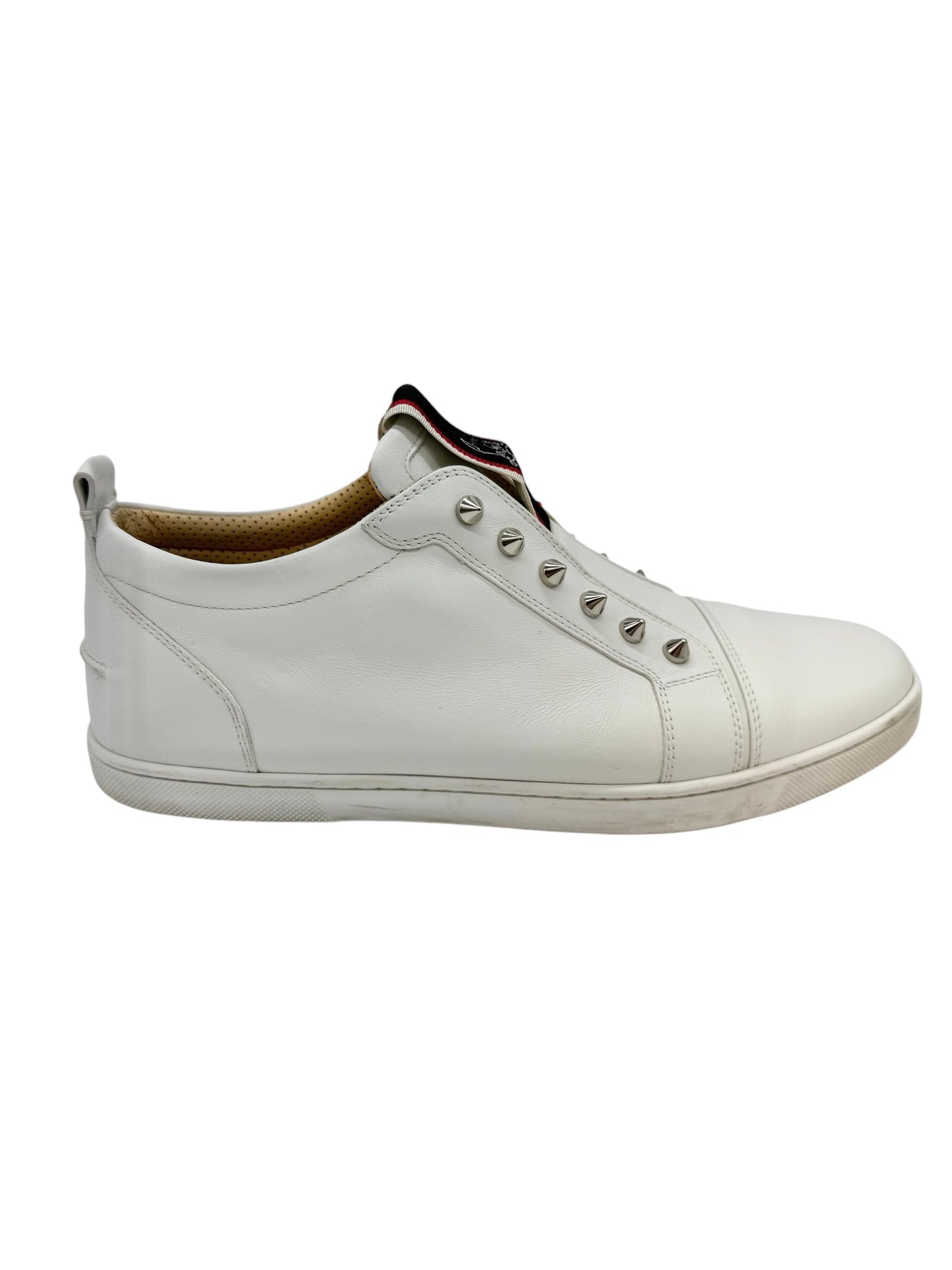 Christian Louboutin Men’s White Fique A Vonde Sneakers