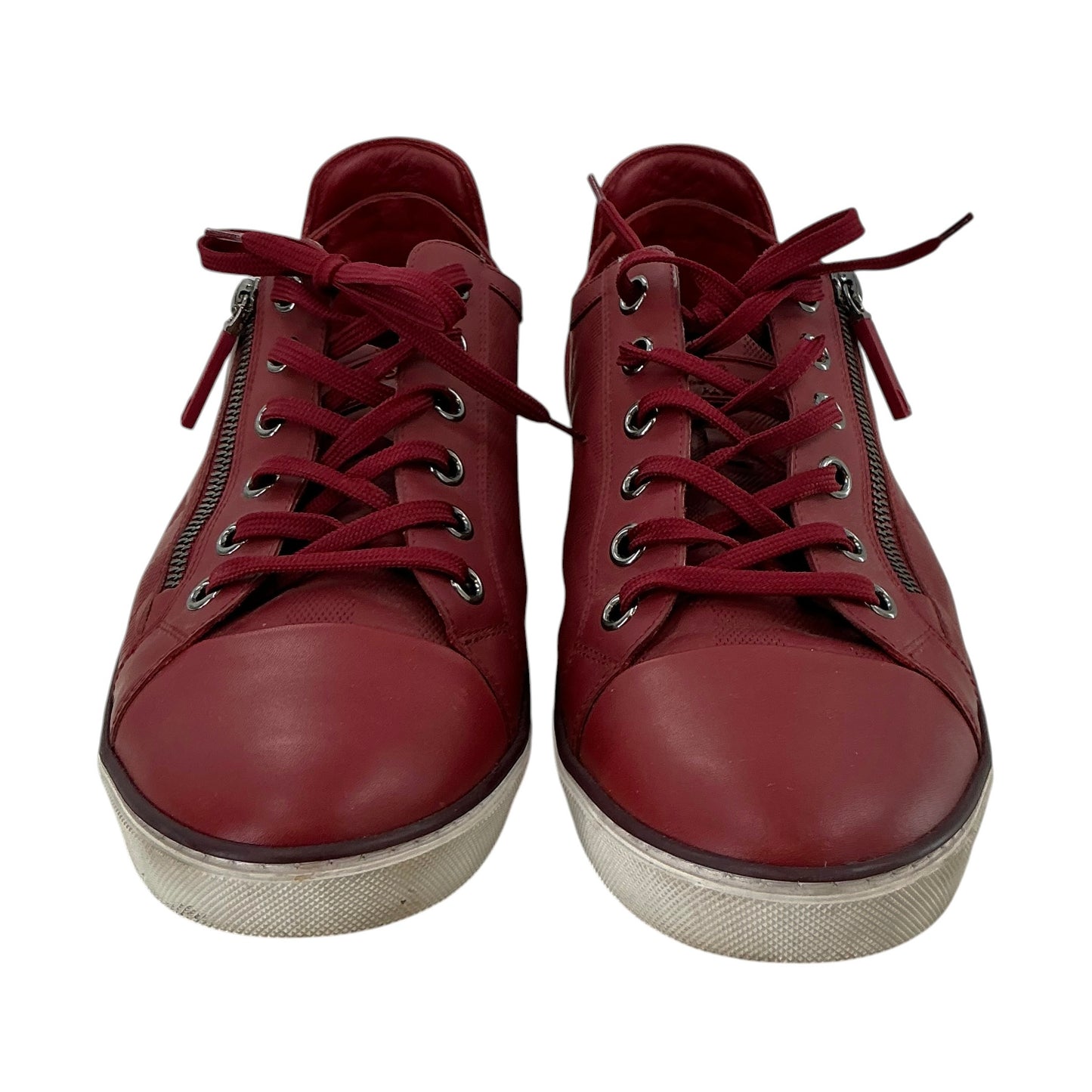 Louis Vuitton Men's Damier Infini Leather Zip Sneakers