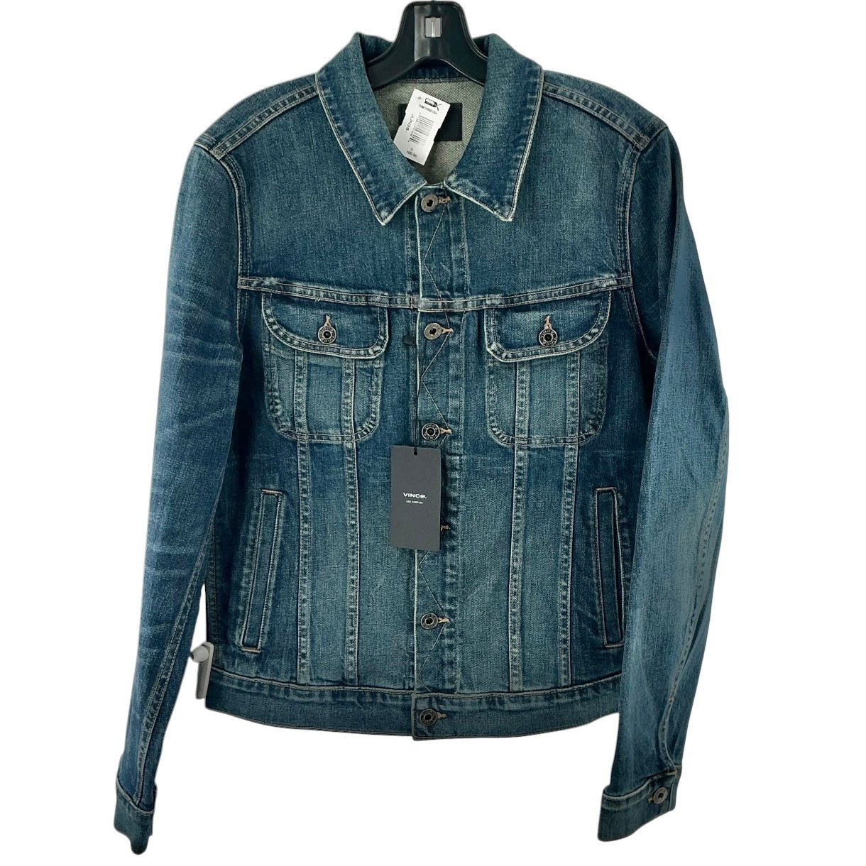 Vince Men's Classic Denim Trucker Jacket
