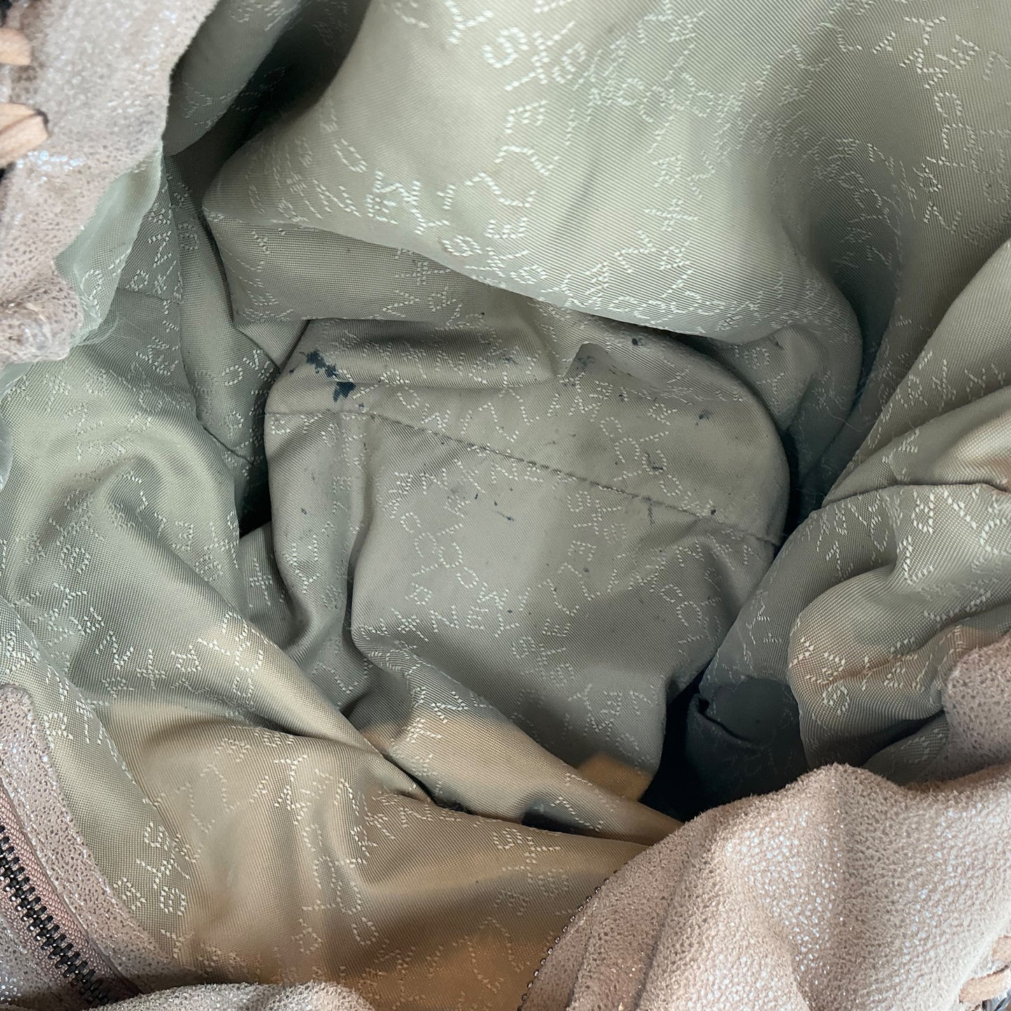 Stella McCartney Falabella Fold-Over Tote Bag – Taupe Shaggy Deer
