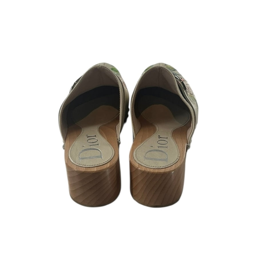 Christian Dior Embroidered Mules