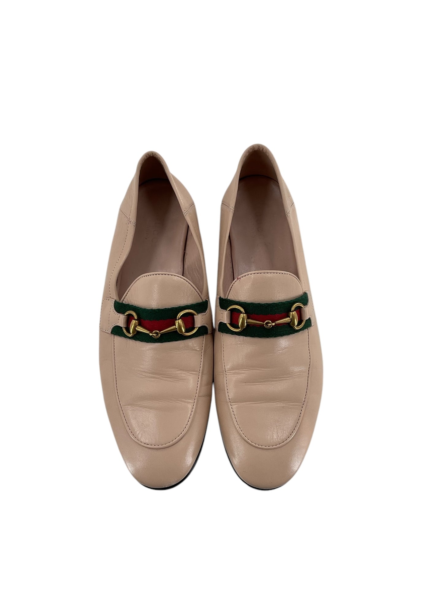 Gucci Horsebit Blush Womens Leather Loafers