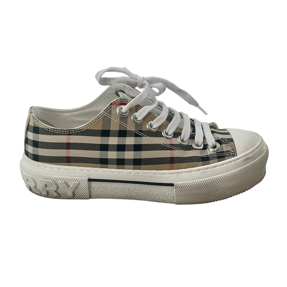 Burberry Women's Jack Vintage Check Low-Top Sneakers