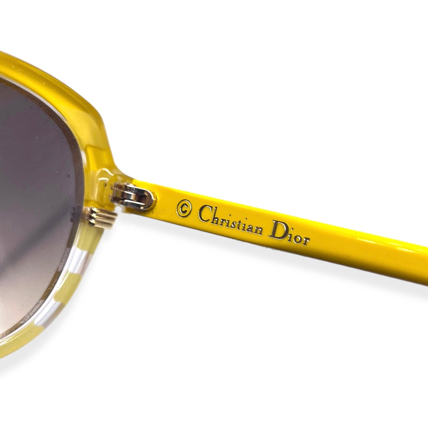 Christian Dior Yellow Sunglasses