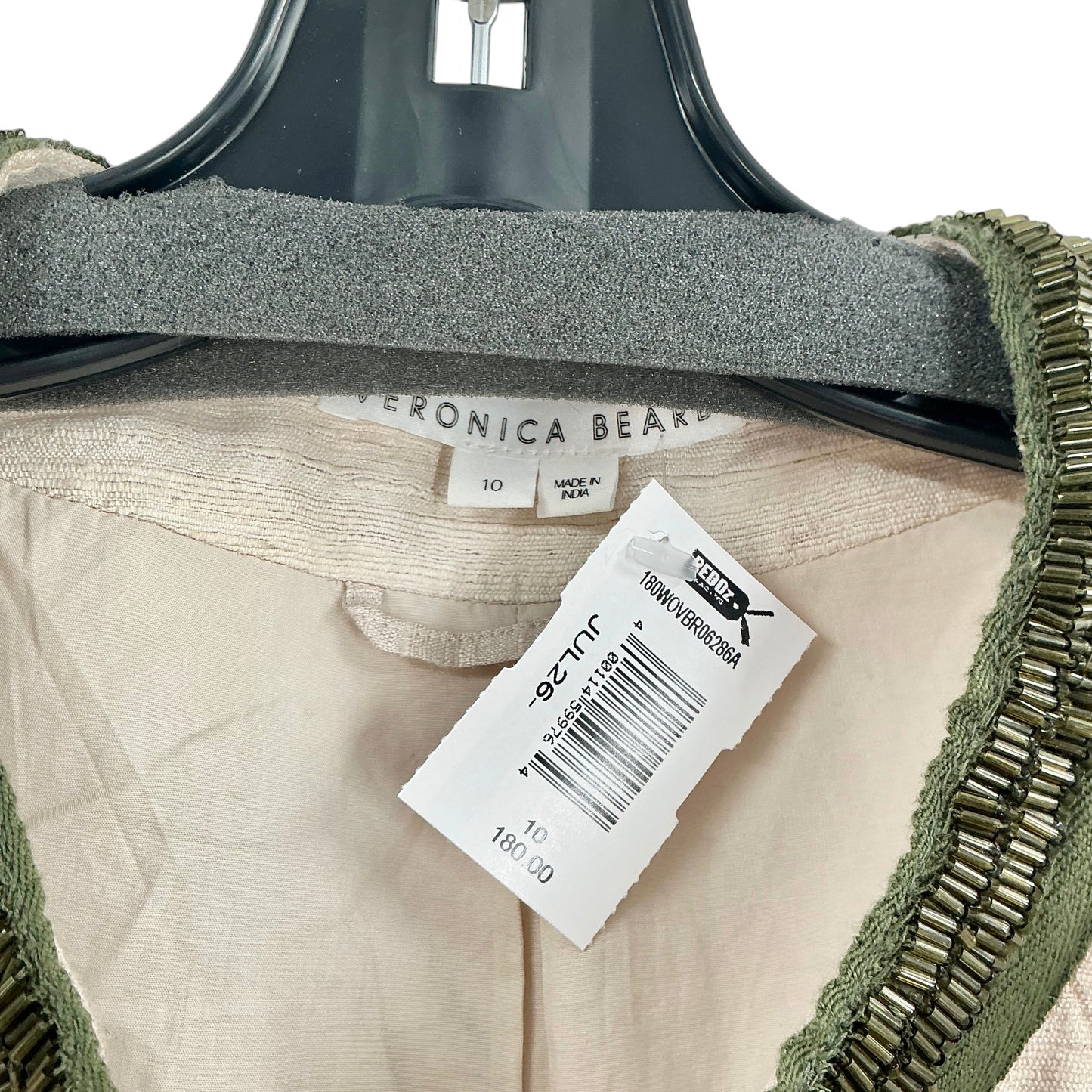Veronica Beard Benicia Embroidered Silk Jacket