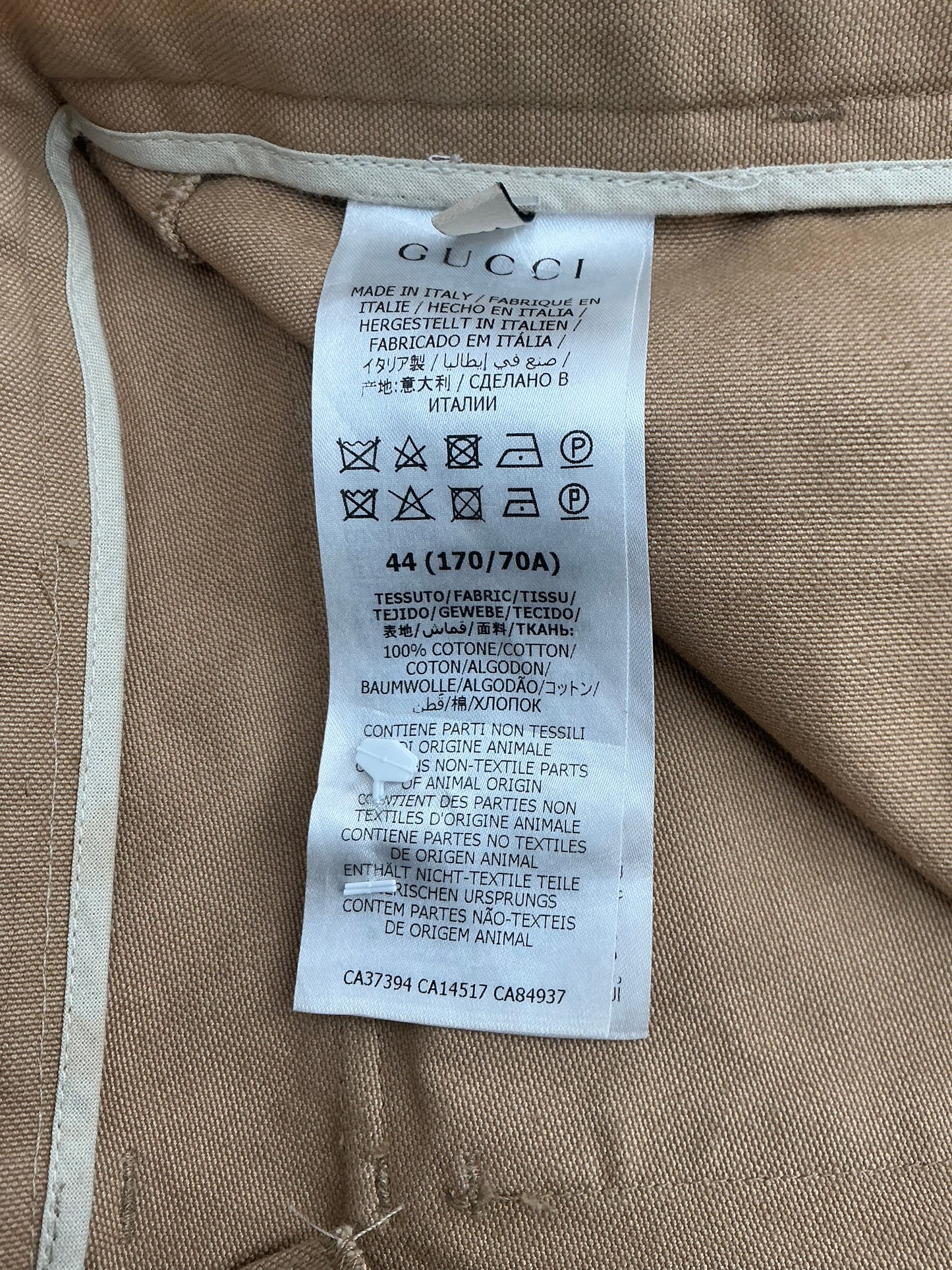 Gucci x The North Face Cargo Khaki Pants