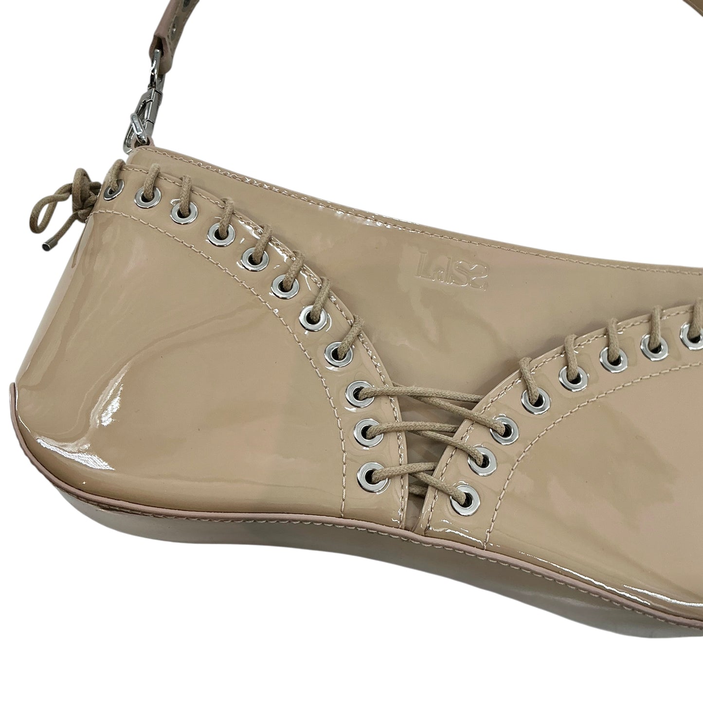 Ludovic de Saint Sernin: "The Cleavage" Patent Leather Shoulder Bag