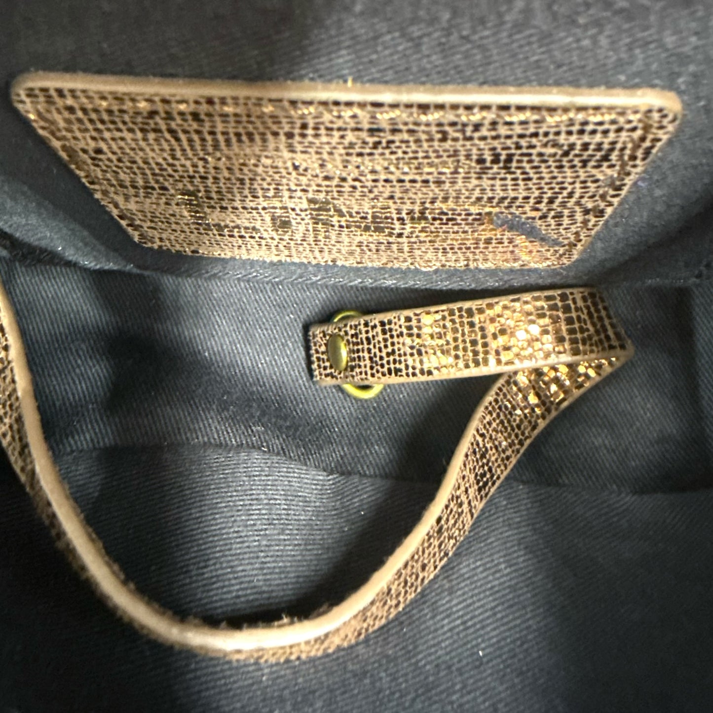 Jerome Dreyfuss Lino Lamé-Effect Metallic Belt Bag