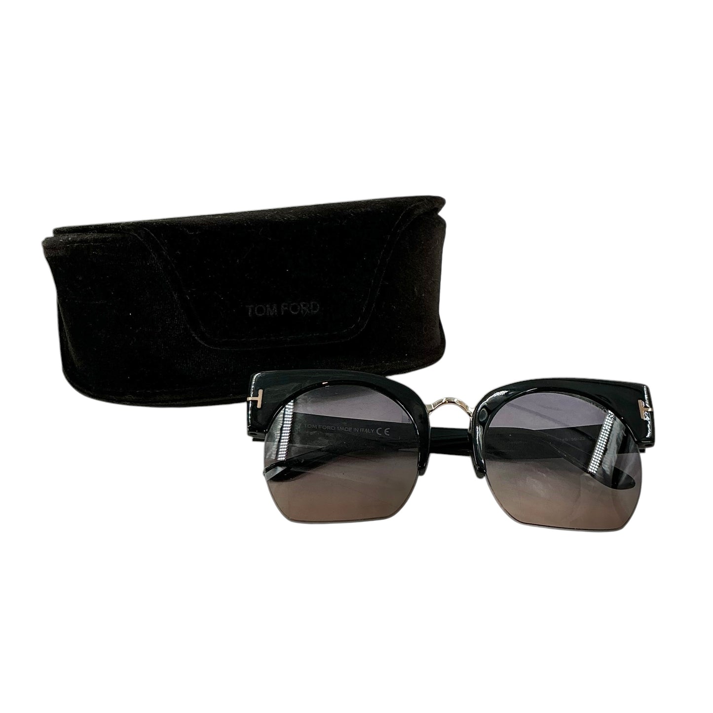 Tom Ford Savannah-02 TF552 Shiny Black Gradient Sunglasses