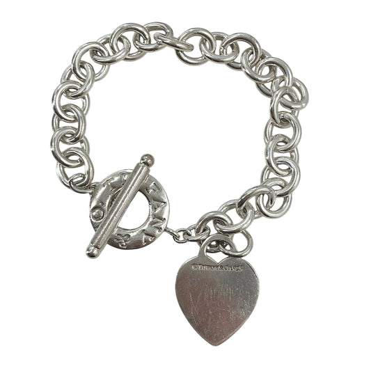 Tiffany & Co. Sterling Silver Return to Tiffany Heart Tag Toggle Bracelet