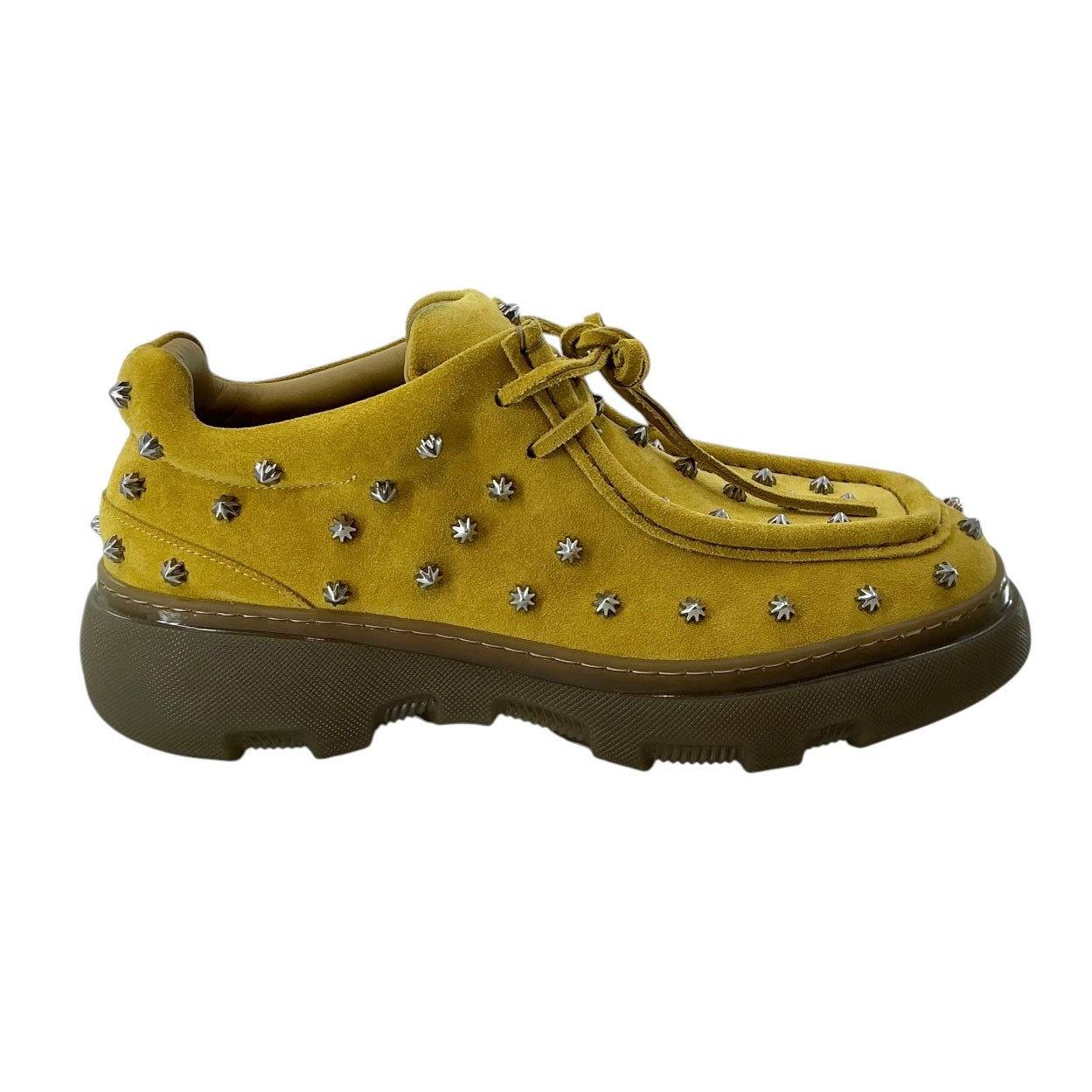 Burberry Studded Suede Creeper Shoes