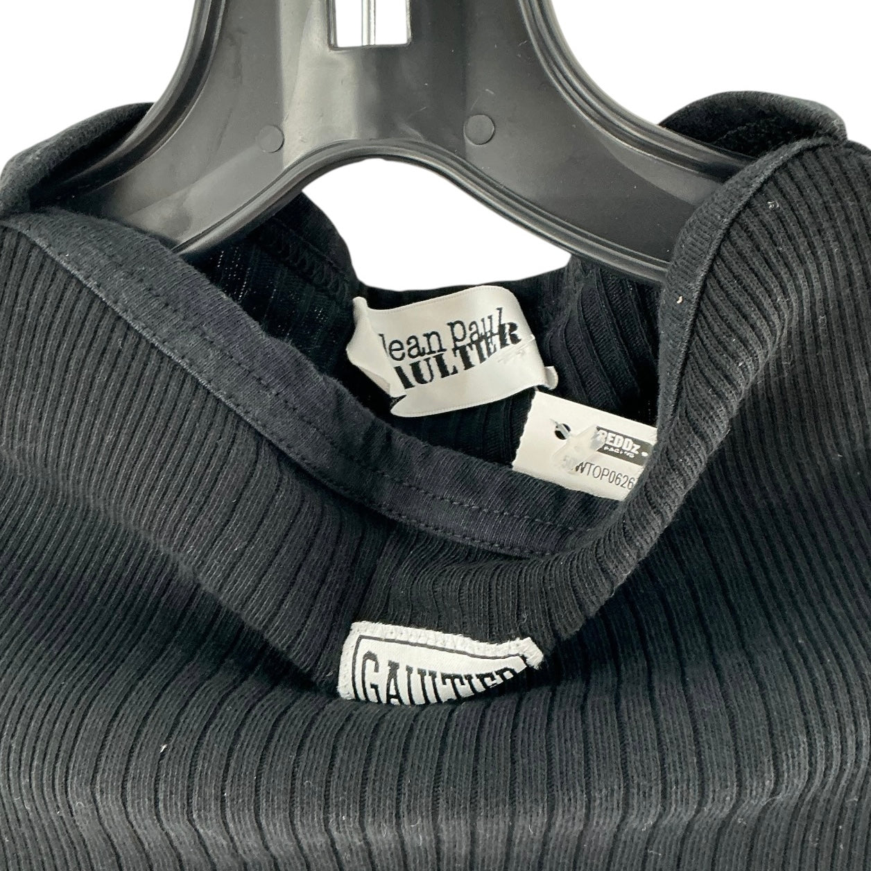 Jean Paul Gaultier Vintage Ribbed Cap Sleeve Top