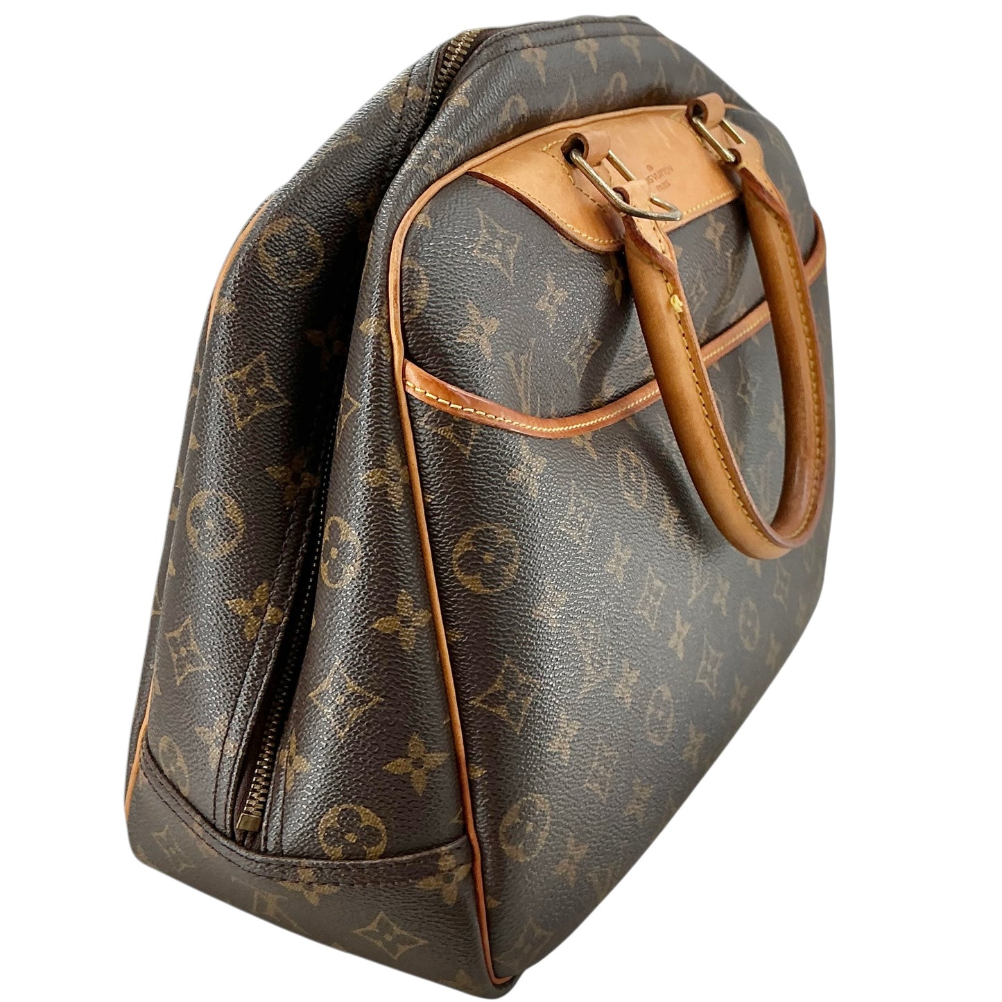 Louis Vuitton Monogram Deauville Bowling Vanity Handbag
