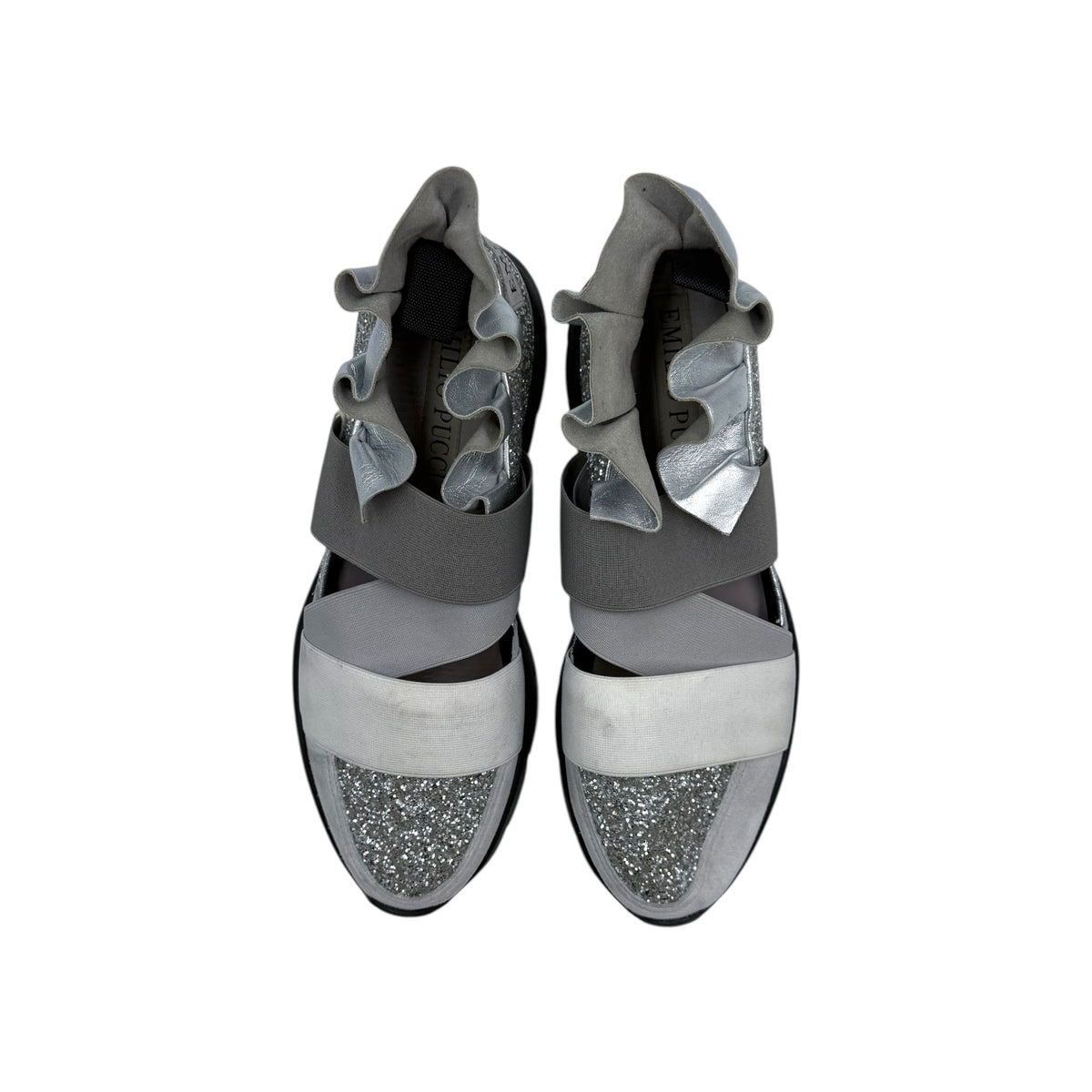 Emilio Pucci City Up Ruffle Sneakers