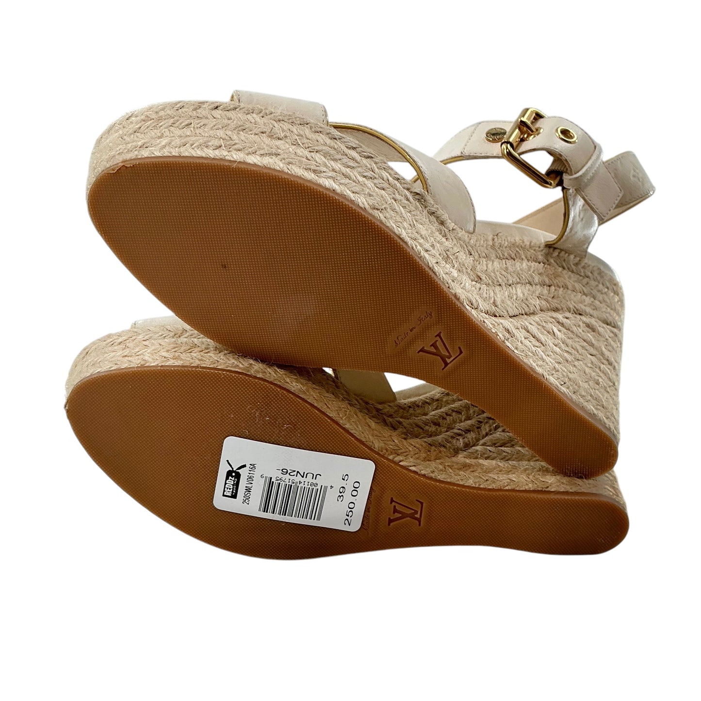 Louis Vuitton Formentera Monogram Wedge Sandals