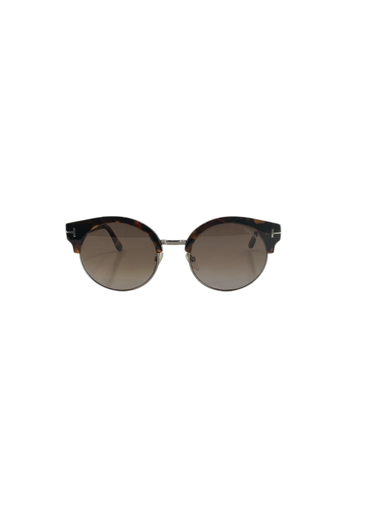 Tom Ford Alissa Havana Round Sunglasses