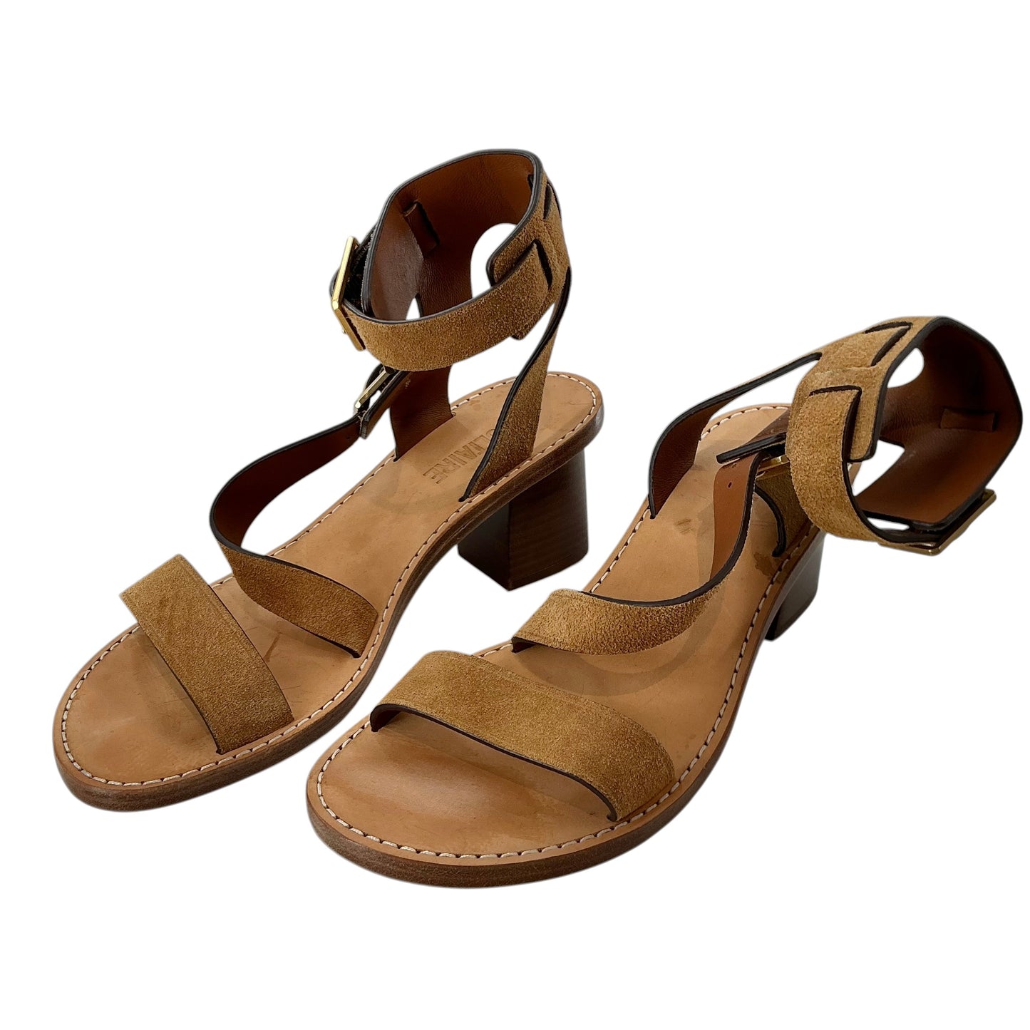 Zadig & Voltaire Cecilia Caprese Suede Block Heel Sandals
