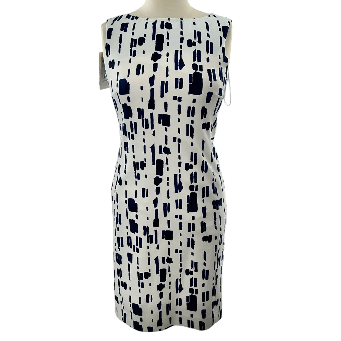 'S Max Mara Cubist Geometric Sheath Dress