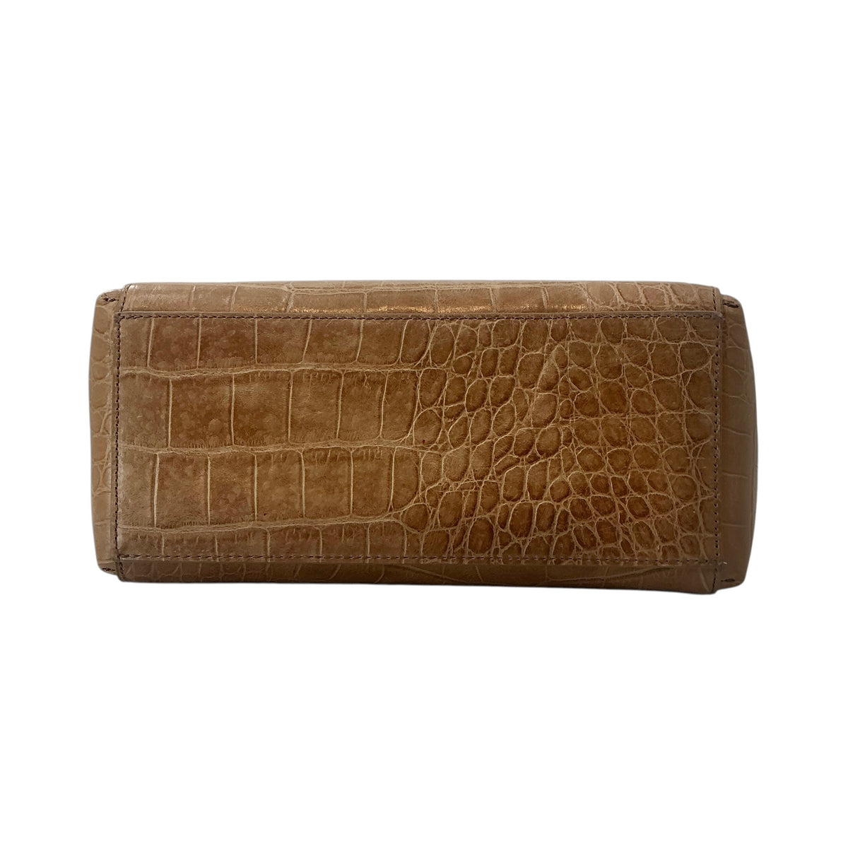 STAUD Shirley Croc-Embossed Leather Tote Bag