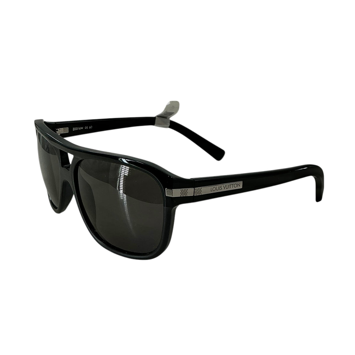Louis Vuitton Z0316W Damier Temple Possession Pilot Sunglasses - Black