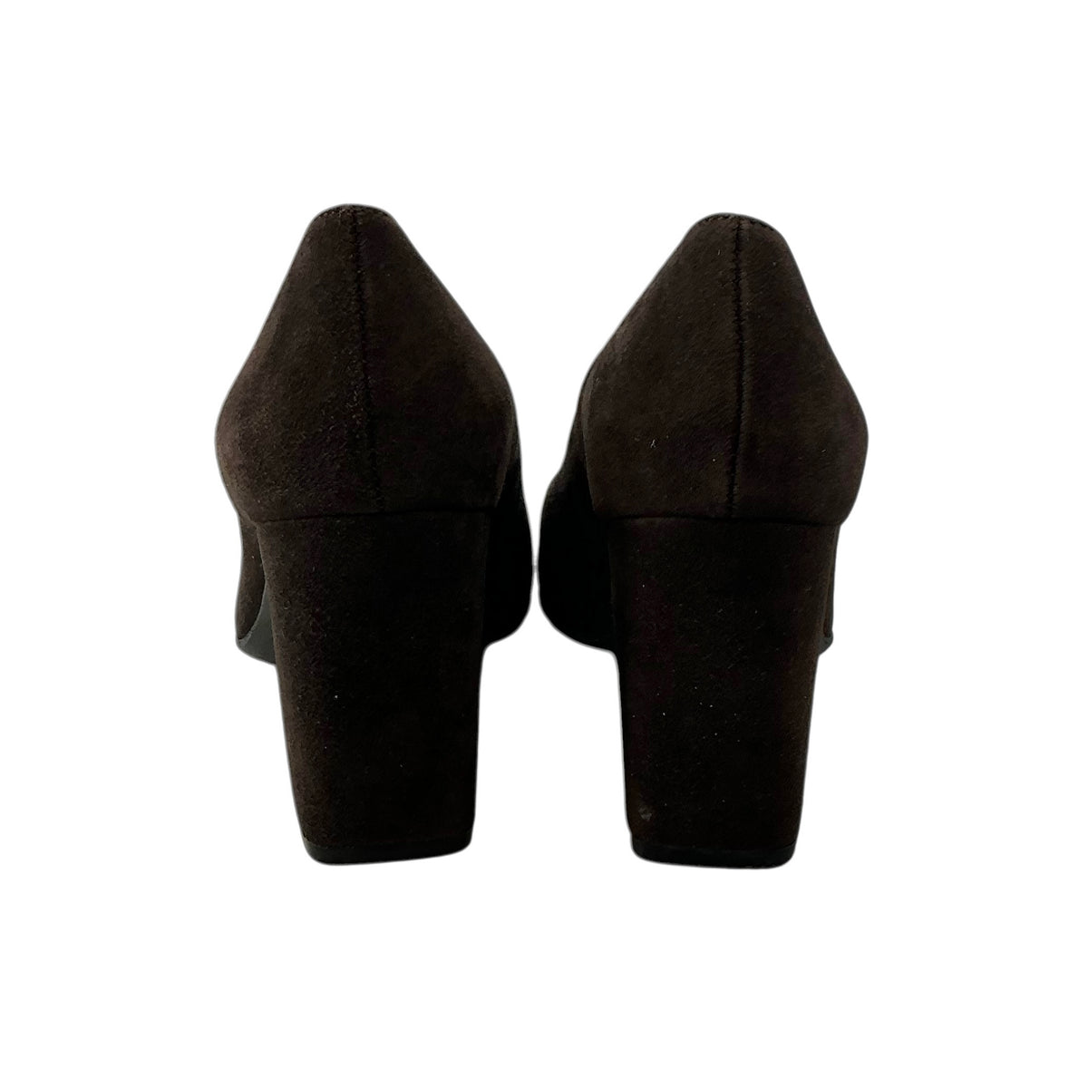 Robert Clergerie Paris Suede Block Heel Pumps